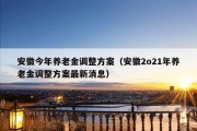 安徽今年养老金调整方案（安徽2o21年养老金调整方案最新消息）