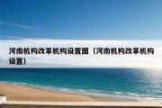 河南机构改革机构设置图（河南机构改革机构设置）