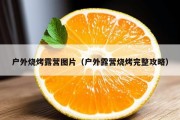 户外烧烤露营图片（户外露营烧烤完整攻略）