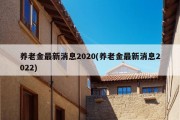 养老金最新消息2020(养老金最新消息2022)