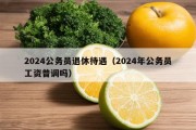 2024公务员退休待遇（2024年公务员工资普调吗）