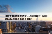 河北省2024年养老金还上调吗现在（河北省2024年养老金还上调吗）