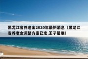 黑龙江省养老金2020年最新消息（黑龙江省养老金调整方案已定,王子是谁）