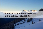 山东省二o二0年养老金怎么调整（2024年山东省养老金上调方案公布）