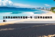 公安事业编制改革是哪一年（公安事业编制改革）