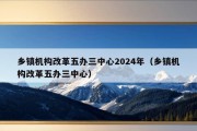 乡镇机构改革五办三中心2024年（乡镇机构改革五办三中心）