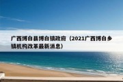 广西博白县博白镇政府（2021广西博白乡镇机构改革最新消息）