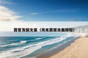 露营发圈文案（周末露营文案简短）