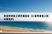 各省养老金上调方案出台（11省养老金上调方案出炉）