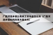 广西河池乡镇公务员工资待遇怎么样（广西河池乡镇机构改革方案文件）