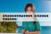 自驾游保险推荐理由有哪些呢（自驾游保险推荐理由有哪些）