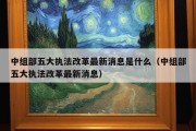 中组部五大执法改革最新消息是什么（中组部五大执法改革最新消息）