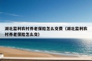 湖北监利农村养老保险怎么交费（湖北监利农村养老保险怎么交）