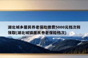 湖北城乡居民养老保险缴费5000元档次和领取(湖北城镇居民养老保险档次)