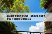 2021各省养老金上调（2023年各省养老金上调方案公布图片）