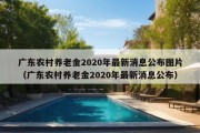 广东农村养老金2020年最新消息公布图片（广东农村养老金2020年最新消息公布）