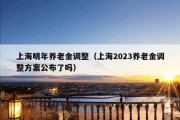 上海明年养老金调整（上海2023养老金调整方案公布了吗）