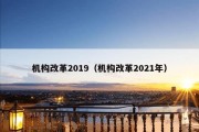 机构改革2019（机构改革2021年）