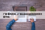 广西 机构改革（广西壮族自治区机构改革方案中央）