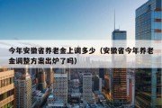 今年安徽省养老金上调多少（安徽省今年养老金调整方案出炉了吗）