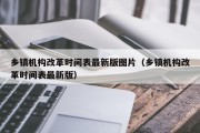 乡镇机构改革时间表最新版图片（乡镇机构改革时间表最新版）