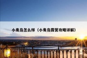 小麦岛怎么样（小麦岛露营攻略详解）