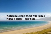 天津市2021年养老金上调方案（2024养老金上调方案一览表天津）