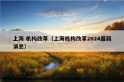 上海 机构改革（上海机构改革2024最新消息）