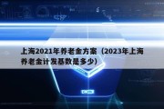 上海2021年养老金方案（2023年上海养老金计发基数是多少）