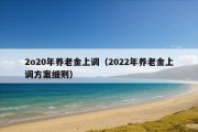 2o20年养老金上调（2022年养老金上调方案细则）