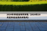 2024年养老金如何并轨（2024年10月后养老金真的并轨吗）