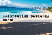 十余省份公布养老金调整（多省市公布养老金调整方案）