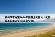 机构改革方案2024年最新全文图片（机构改革方案2024年最新全文）