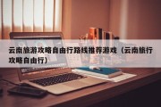 云南旅游攻略自由行路线推荐游戏（云南旅行攻略自由行）