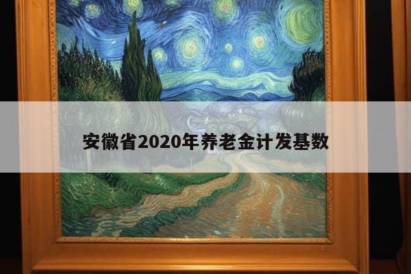 安徽省2020年养老金计发基数