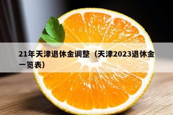 21年天津退休金调整（天津2023退休金一览表）