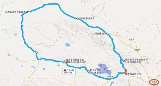 真没想到！大西北旅游景点路线图 西北旅游攻略 - 大西北的旅游线路