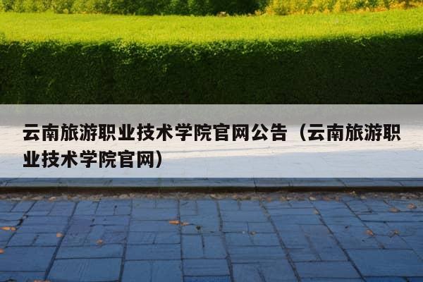 云南旅游职业技术学院官网公告（云南旅游职业技术学院官网）