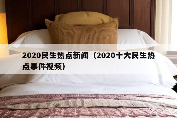 2020民生热点新闻（2020十大民生热点事件视频）