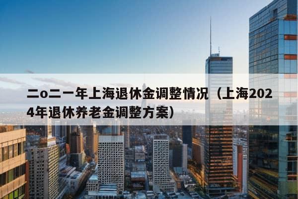 二o二一年上海退休金调整情况（上海2024年退休养老金调整方案）