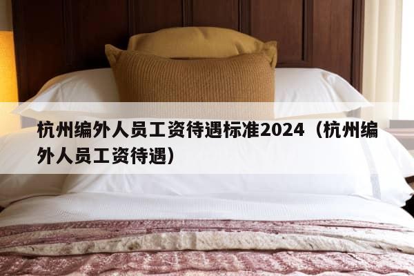 杭州编外人员工资待遇标准2024（杭州编外人员工资待遇）