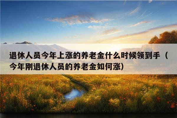 退休人员今年上涨的养老金什么时候领到手（今年刚退休人员的养老金如何涨）