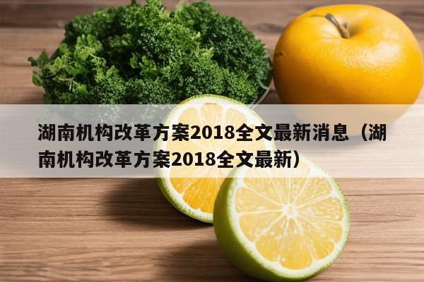 湖南机构改革方案2018全文最新消息（湖南机构改革方案2018全文最新）