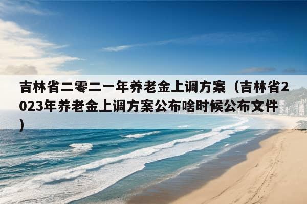 吉林省二零二一年养老金上调方案（吉林省2023年养老金上调方案公布啥时候公布文件）