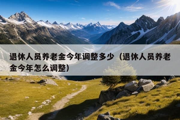 退休人员养老金今年调整多少（退休人员养老金今年怎么调整）