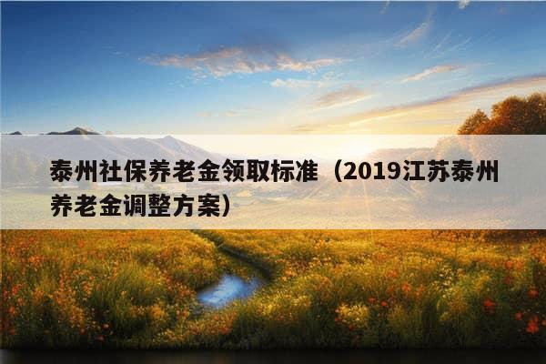 泰州社保养老金领取标准（2019江苏泰州养老金调整方案）