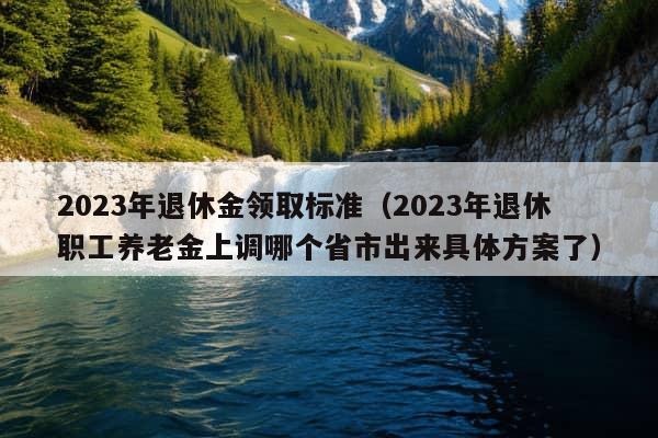 2023年退休金领取标准（2023年退休职工养老金上调哪个省市出来具体方案了）