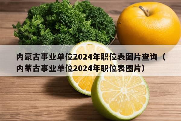 内蒙古事业单位2024年职位表图片查询（内蒙古事业单位2024年职位表图片）