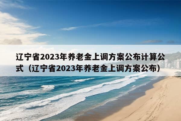 辽宁省2023年养老金上调方案公布计算公式（辽宁省2023年养老金上调方案公布）