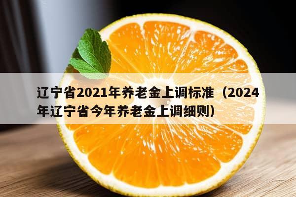 辽宁省2021年养老金上调标准（2024年辽宁省今年养老金上调细则）